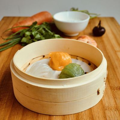 果蔬水晶虾饺